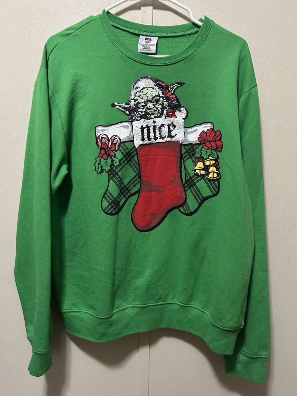 Star Wars Bright Green Crewneck Sweatshirt